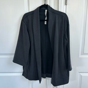 Lululemon gray cardigan/coat